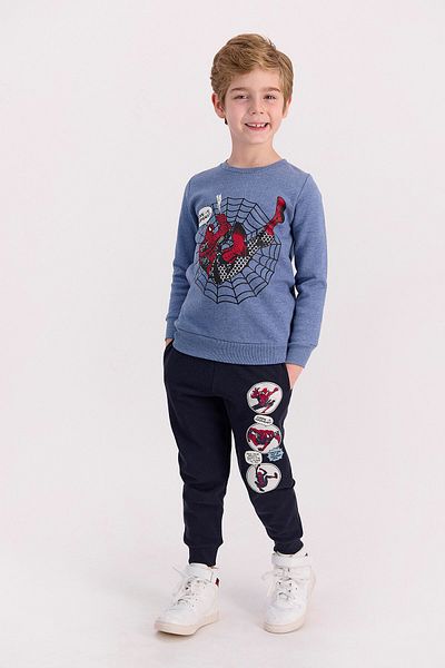 SPIDERMAN Σετ φόρμες για αγόρια με άδεια Cool It Web Head Mavimelange