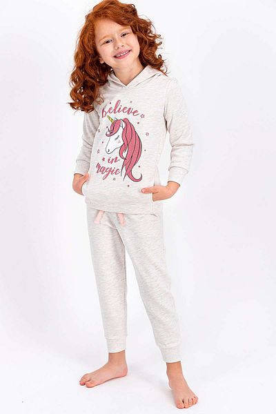 ROLY POLY Rolypoly Believe Unicorn - Σετ φόρμας με κουκούλα Creammelange για κορίτσια