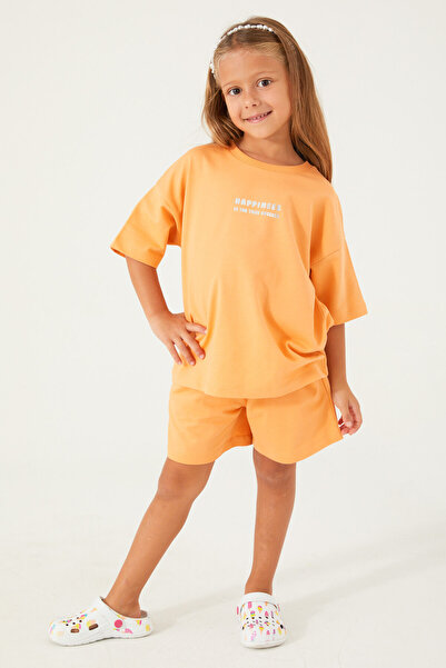 ROLY POLY Rolypoly girl's cream shorts set