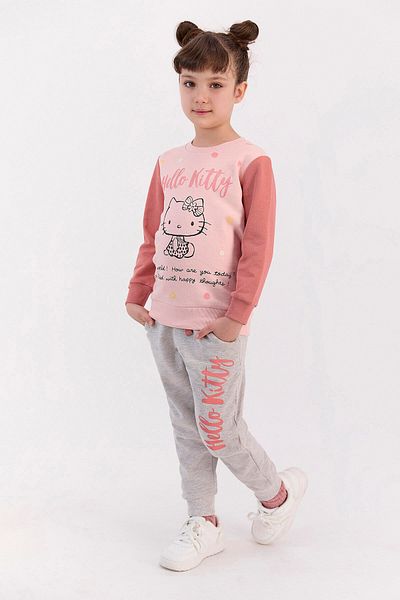 Hello Kitty Σετ φόρμας για κορίτσια με άδεια Powder