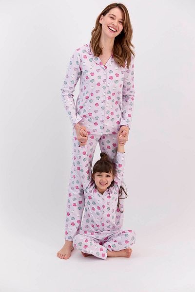 ROLY POLY Light Lilac Rolypoly Hendgehogs Girl's Shirt and Pajama Set