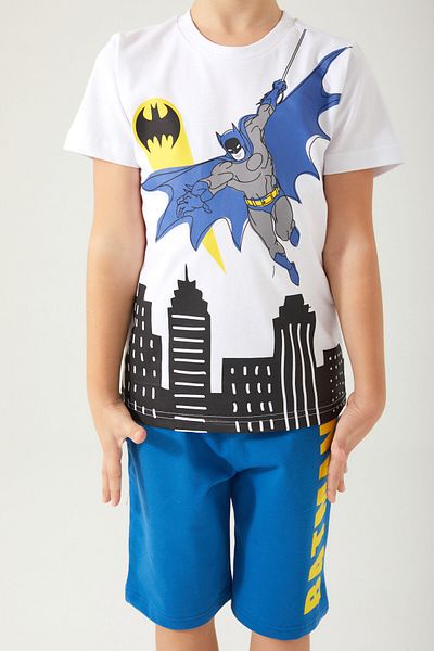 Batman City White Boy βερμούδα κοστούμι