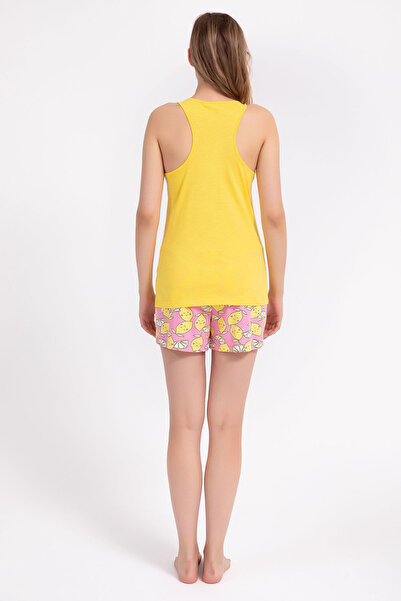 Arnetta Life Is A Lemon Yellow Women's Shorts Set