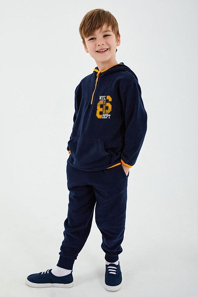 ROLY POLY Navy Blue Boy's Long Sleeve Tracksuit Set - Rolypoly Nyc Dept