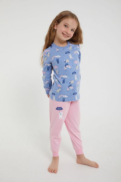 ROLY POLY Set de pijamale pentru fete cu mânecă lungă Rolypoly Blue