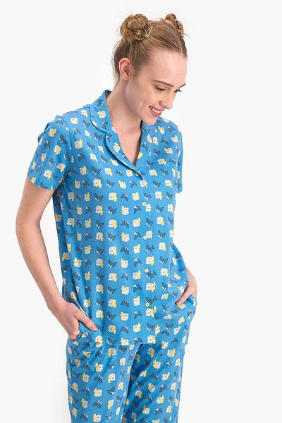 Arnetta Pijamale cămașă pentru femei Koala Dirty Indigo