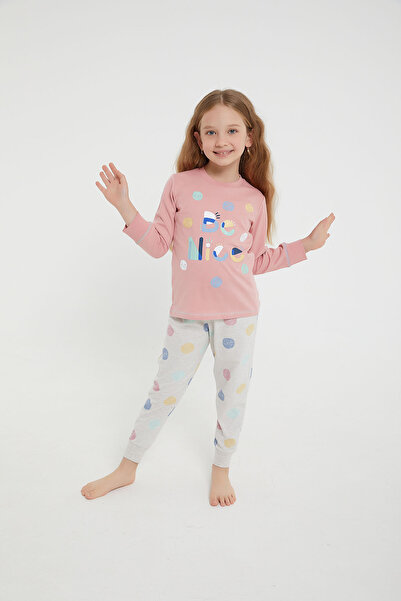 ROLY POLY Rolypoly Be Nice Pembe Kız Çocuk Uzun Kol Eşofman Takım
