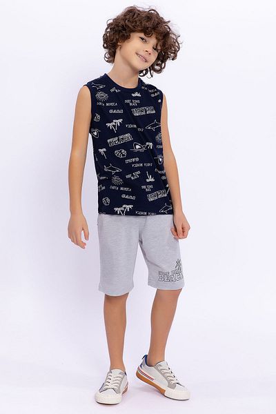 ROLY POLY Rolypoly Surf Rider Beach Navy Blue Boy Bermuda Suit