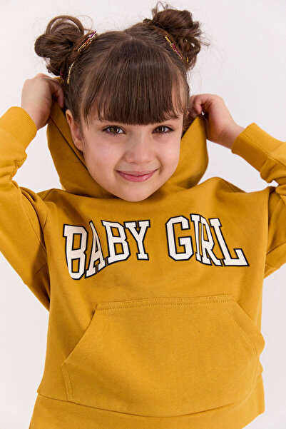 ROLY POLY Dark Mustard Rolypoly Baby Girl Girl Tracksuit Set
