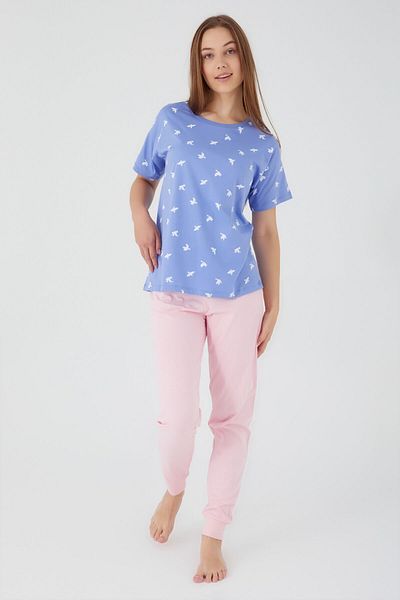 ROLY POLY Rolypoly Girl's Purple Short Sleeve Pajama Suit