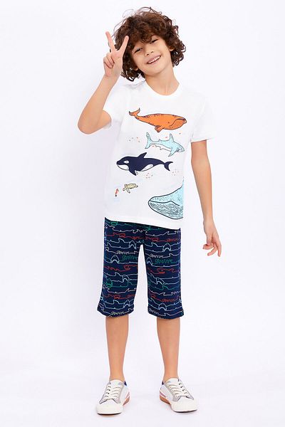 ROLY POLY Rolypoly Boy's Cream Capri Set