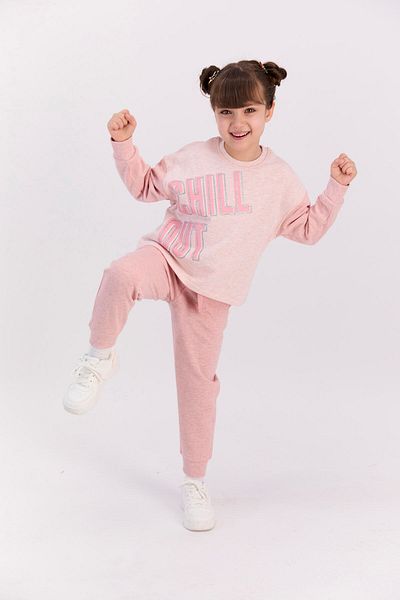 ROLY POLY Σετ φόρμας για κορίτσια Rolypoly Chill Out Pinkemelanj