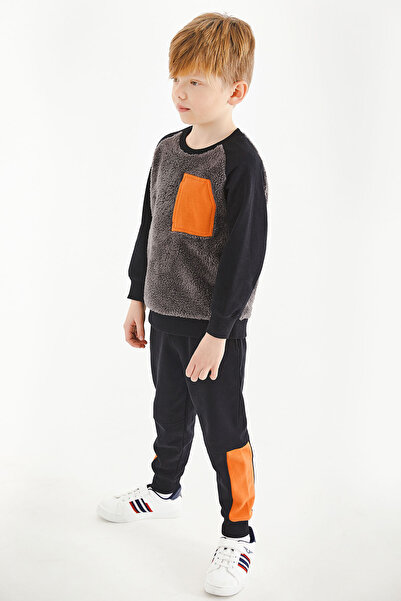 ROLY POLY Rolypoly Anthracite Boy's Fleece Tracksuit Set