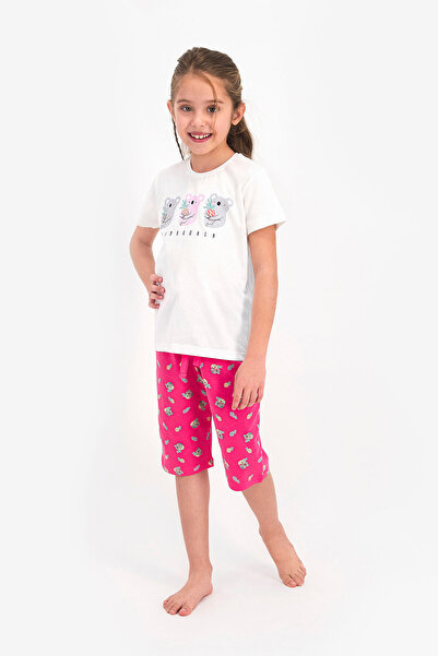 ROLY POLY Girl's Rolypoly Pina Koala Cream Capri Set