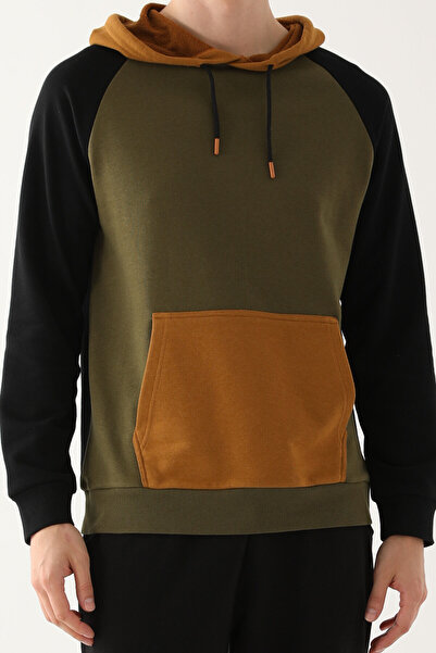 Arnetta Color Zipper Yeşil Erkek Uzun Kol Eşofman Takım