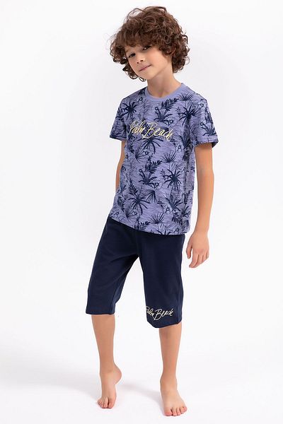 ROLY POLY Boy's Capri Set - Rolypoly Palm Beach Blueberry