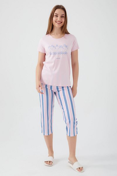 Pierre Cardin Women's Pink Capri Suit