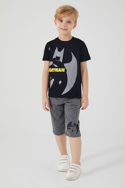 Batman Bat Wings Black Boy Capri Suit