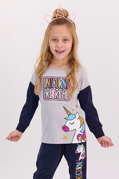 ROLY POLY Rolypoly Unicorns Are Real Grimelange Girls Pajama Set