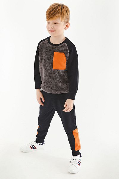 ROLY POLY Σετ φόρμας Rolypoly Anthracite Boy's Fleece