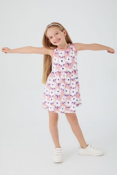 ROLY POLY Ροζ κοριτσίστικο φόρεμα Rolypoly Florals