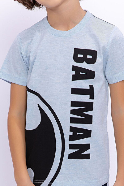 Batman Boy's Bermuda Suit - Licensed, Piping Blue