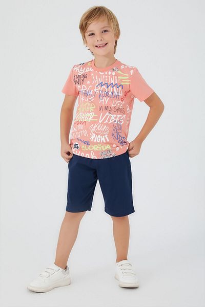 ROLY POLY Rolypoly Boy's Pink Bermuda Set