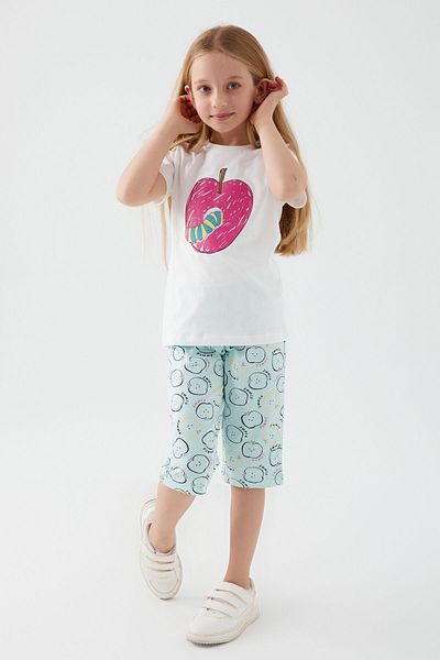 ROLY POLY Set capri crem pentru fete Rolypoly