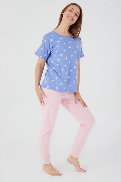 ROLY POLY Rolypoly Girl's Purple Short Sleeve Pajama Suit