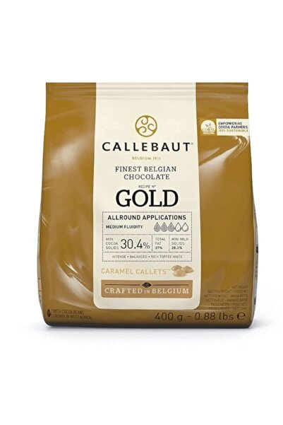 Elit parti Callebaut Gold Karamelli Damla Çikolata (400g)