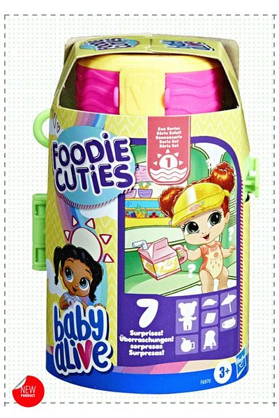 OMZ Baby Alive Foodie Cuties - 3 Years Old Girl and Boy Toy, Surprise Flask Montessori Training Toy