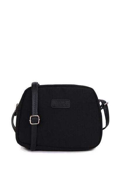 NOTHING Women's Fabric Mini Urban Cross Strap Zippered Adjustable Strap Model Hand Arm And Shoulder Bag