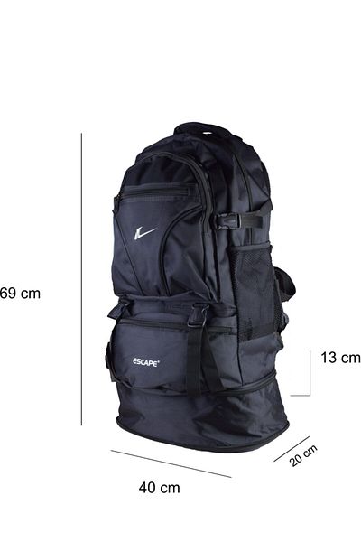 ESCAPE Outdoor Bellows Mountaineer Backpack Black 508