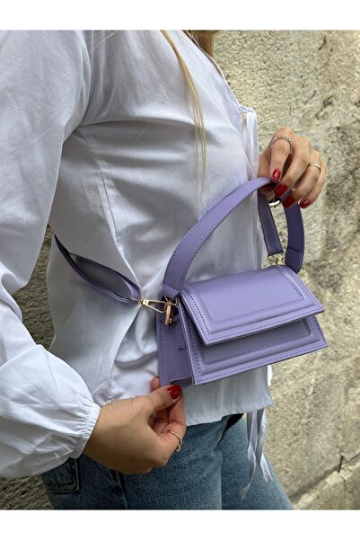 Mecheatelier Γυναικεία τσάντα ώμου Moi Λιλά