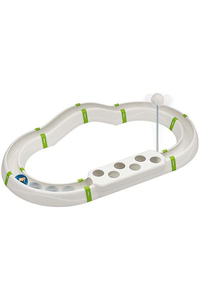 Ferplast Labyrinth Fun Toy for Cats Flashing Ball Included