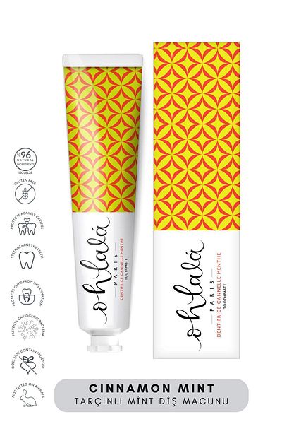 OHLALA Cinnamon Mint (Cinnamon-Mint) Toothpaste 75ml