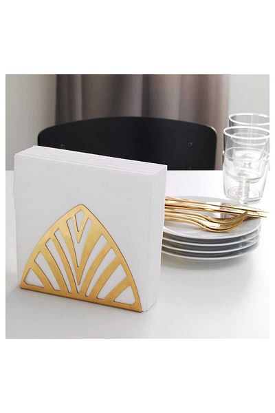 IKEA 14 cm Stainless Gold Steel Napkin Holder