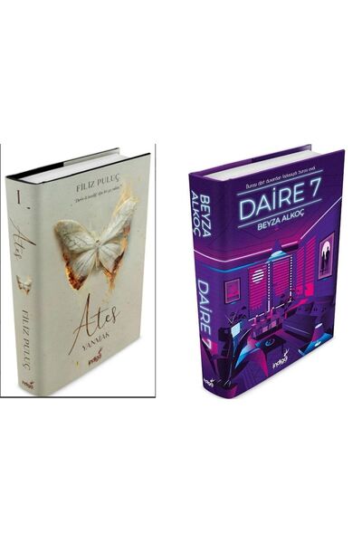 İndigo Kitap Daire 7 Ciltli + Ateş – Yakmak (ciltli) 2 Kitap Set