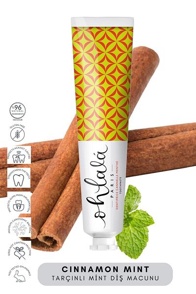 OHLALA Cinnamon Mint (Cinnamon-Mint) Toothpaste 75ml