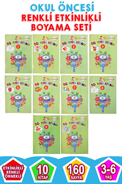 Yıldız Yayıncılık Yıldız Boyama Kitabı-eğlenerek Boyuyorum ( 10 Lu ) Boyama Kitabı