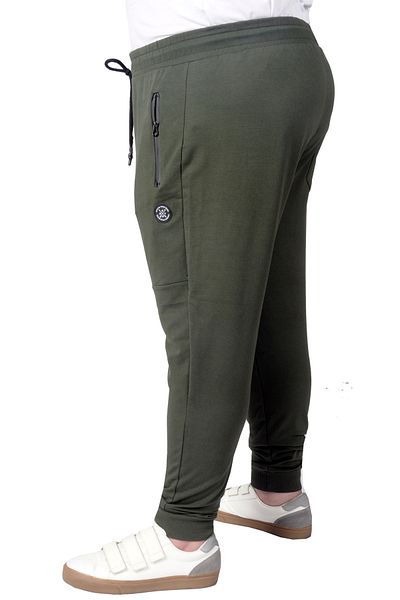 ModeXL Mode Xl μεγάλου μεγέθους Φούτερ με φερμουάρ 22501 Χακί