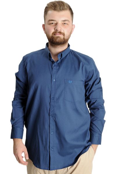 ModeXL Cămașă pentru bărbați de mărime mare Mode Xl cu buzunar Oxford 20366 Parlament
