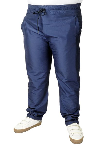 ModeXL Mode Xl Large Size Sweatpants Parachute Δύο Χρώματα 22510 Navy Blue