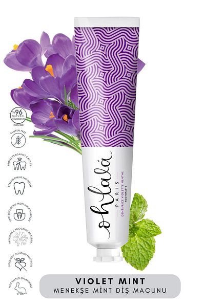 OHLALA Violet Mint (Violet-Mint) Toothpaste 75ml