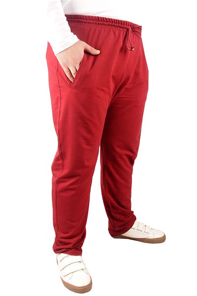 ModeXL Ανδρικό φούτερ μεγάλου μεγέθους Classic 2 IP 11100 Claret Red
