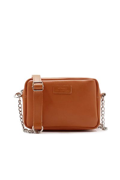 NOTHING Dámská opálená mini kabelka s řetízkem přes rameno a crossbody kabelka Leo