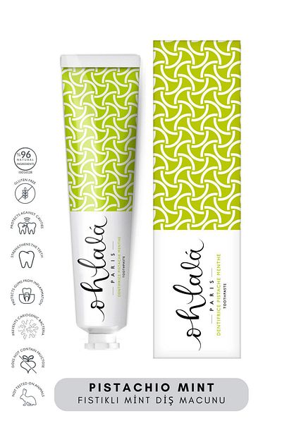OHLALA Pistachio Mint (Pistachio-Mint) Toothpaste 75ml
