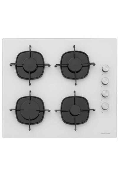 Silverline Sılverlıne Cs5335w01 Beyaz Cam Ankastre Ocak