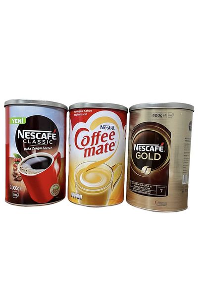 Nescafe Nestle Coffee Mate - 900 gr Gold + 1 Kg Classic + 2 Kg Package