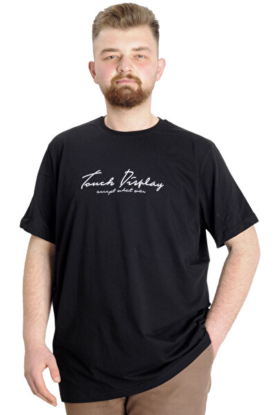 ModeXL Mode Xl Великий розмір Чоловіча футболка Touch 23158 Чорний